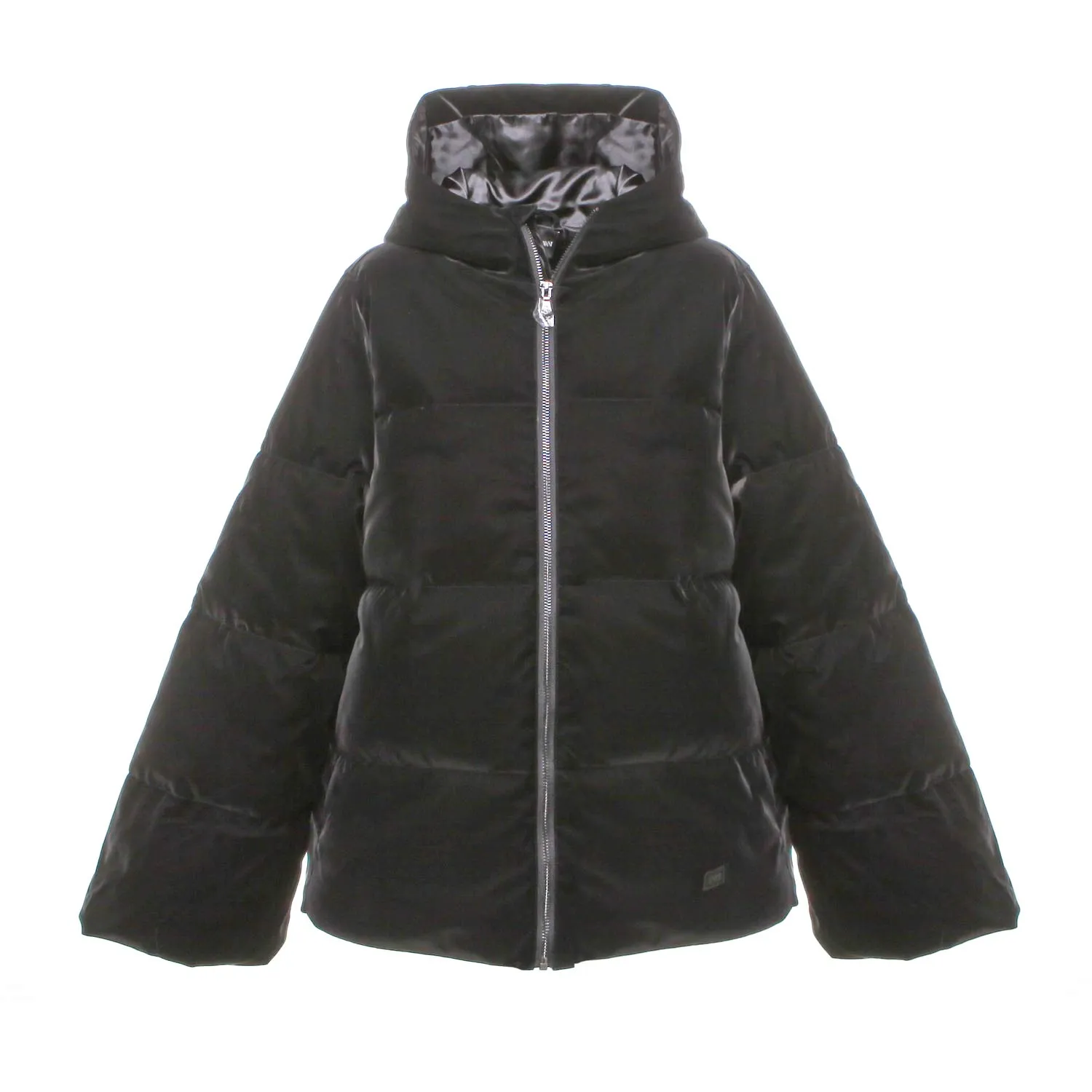 Armani Junior Black Blouson Jacket For Girls And Teen