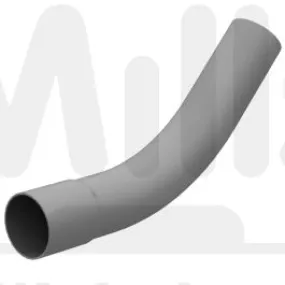 Bend Duct 45 Degrees Grey 96.5mm OD (Bend Duct 54D) - Pack of 20