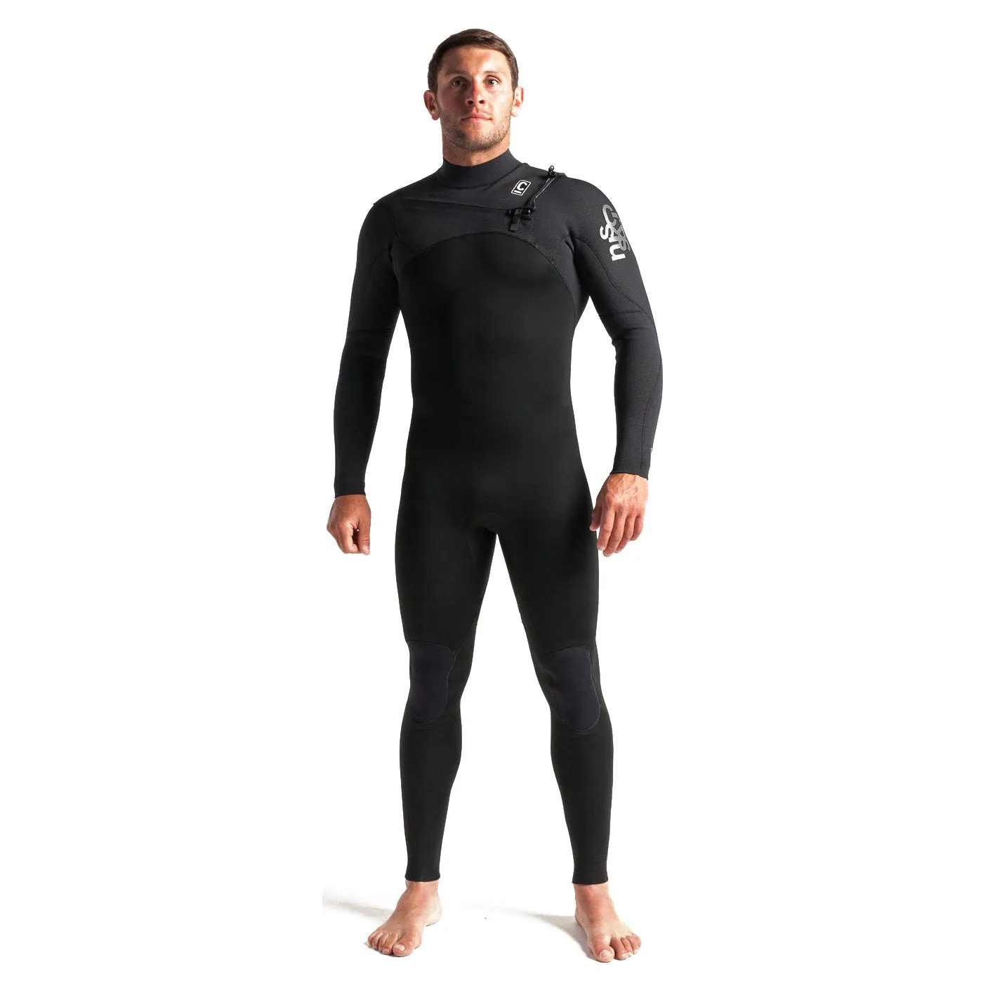 C-Skins Session 3/2mm Chest Zip Wetsuit - Black/Carbon/Black