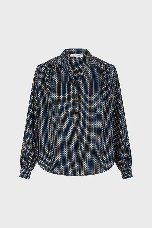 Gerard Darel BASTIA SILK PRINTED SHIRT