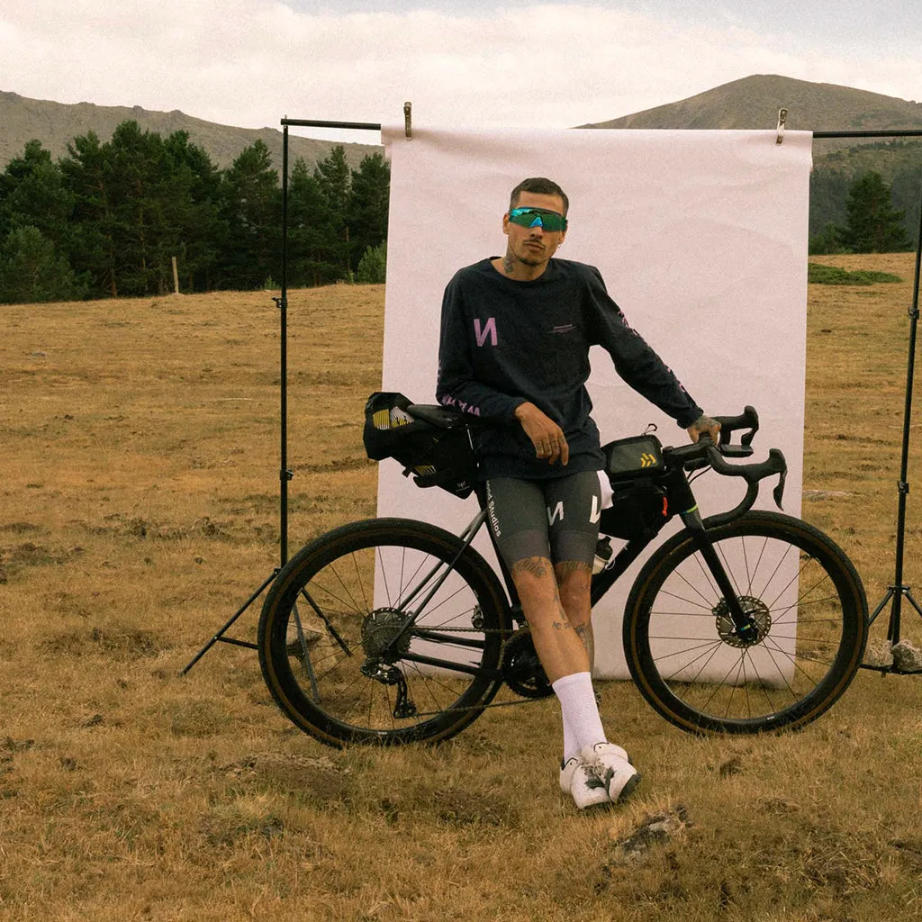 Masterpiece Bib shorts - Edmmond + TAN LIИE Anchor grey