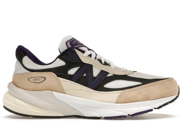New Balance U990WB6 in White/Blue