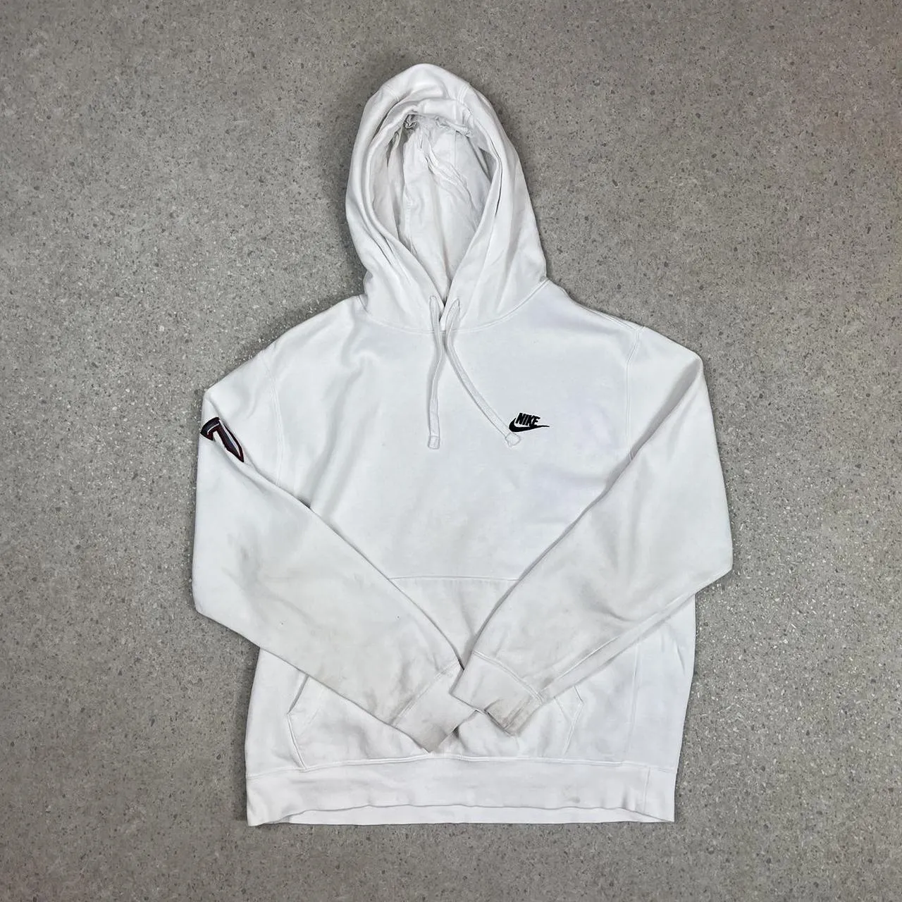 Nike white hoodie L