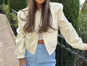 Pocket bomber jacket