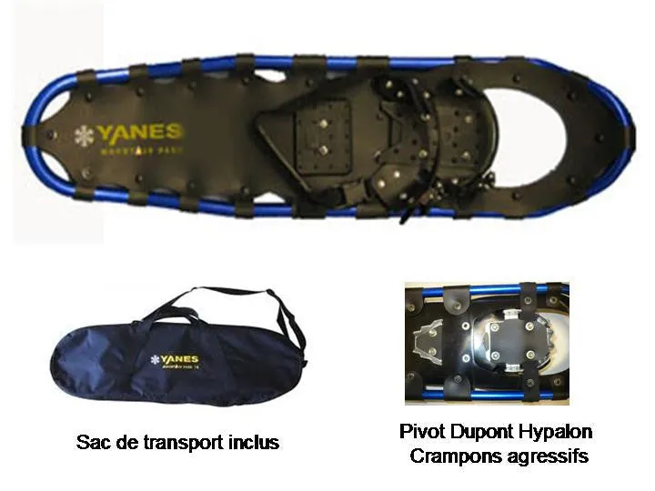 RAQUETTE YANES MOUNTAIN PASS 23'' CAPACIT 135 LbsSAC INCLUS|YANES MOUNTAIN PASS 23''CAPACITY 135 LbsBAG INCLUDED