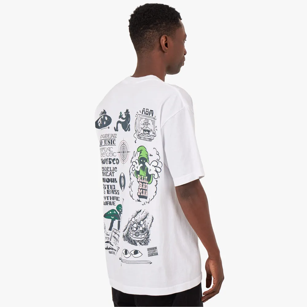 Real Bad Man Syncopation T-shirt / White