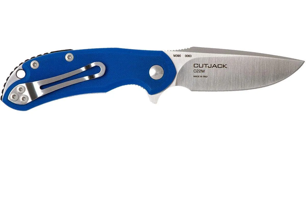 Steel Will Cutjack C22M-2BL Blue G10, M390 blade pocket knife