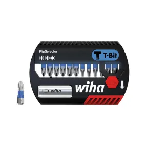 Wiha 41824 FlipSelector T-Bit Set, 13 Piece