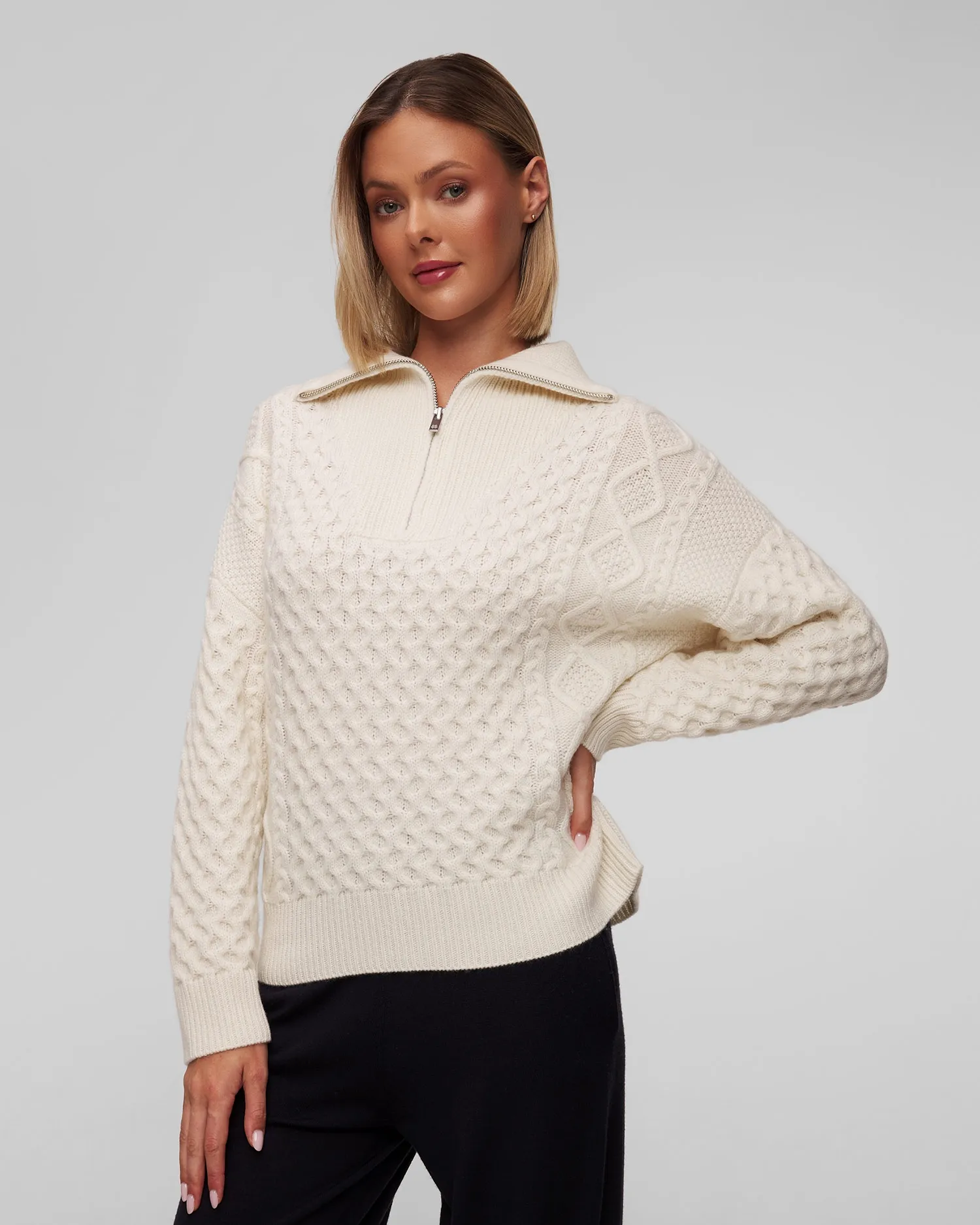 Women's cashmere jumper Kujten Maddox F3501-755
